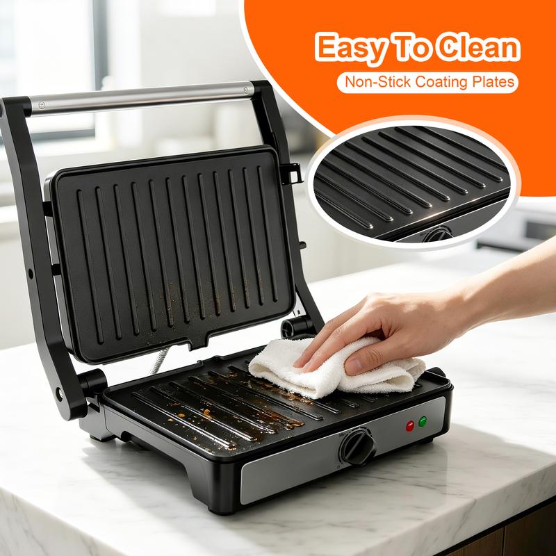 CenterLife Press Grill Pro | 3-in-1 Sandwich, Waffle & Panini Maker with Snap-Out Plates