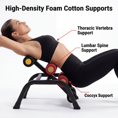 Center. FlexBridge™ 3-Stage Back Stretch Bench