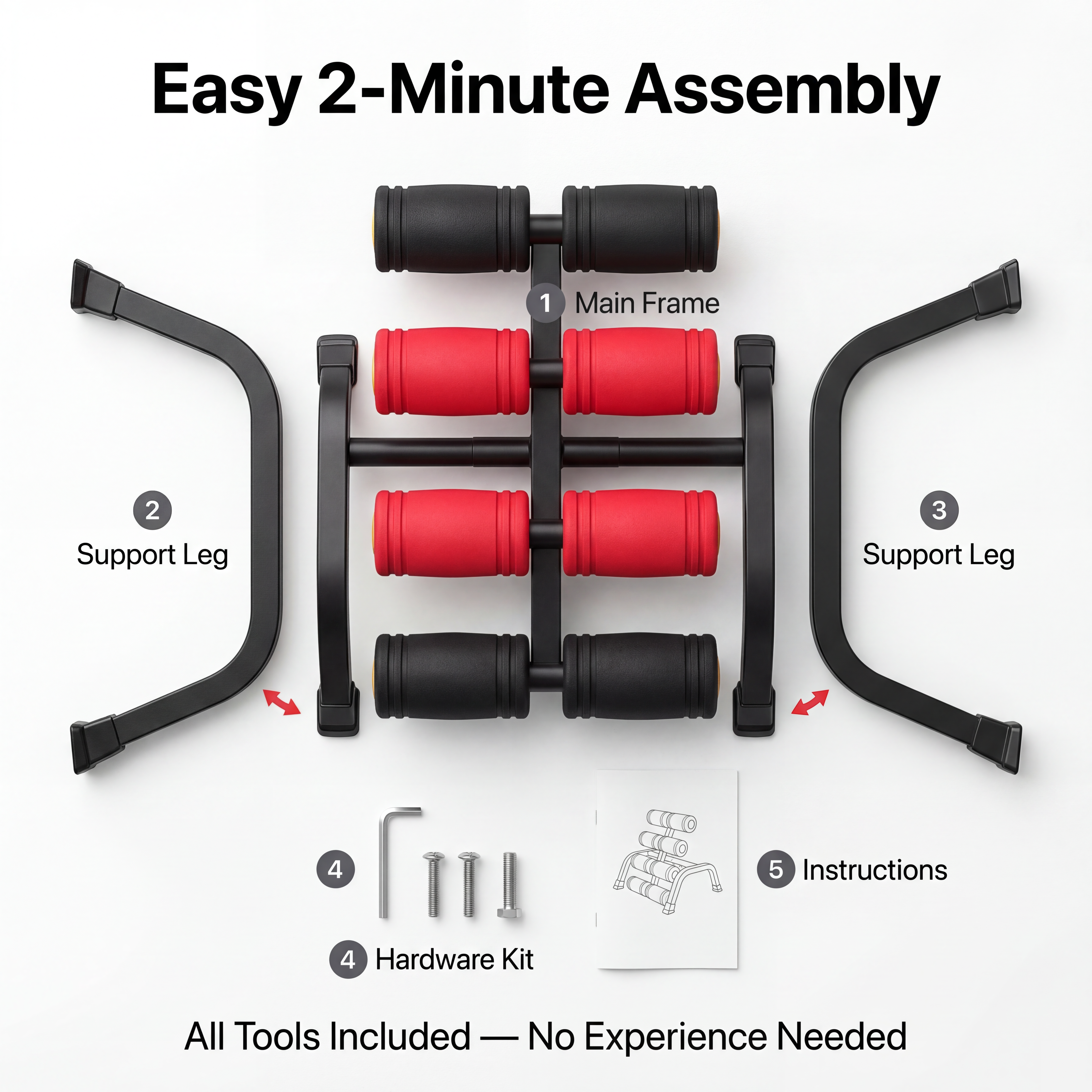 Center. FlexBridge™ 3-Stage Back Stretch Bench